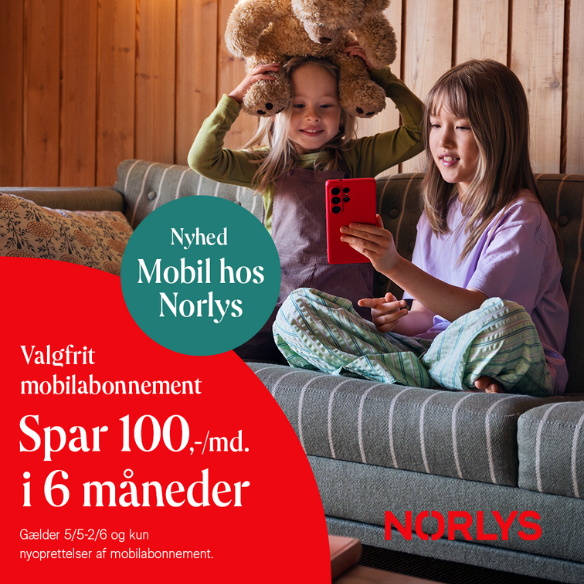 Telia er nu Norlys – Fejres med et skarpt tilbud