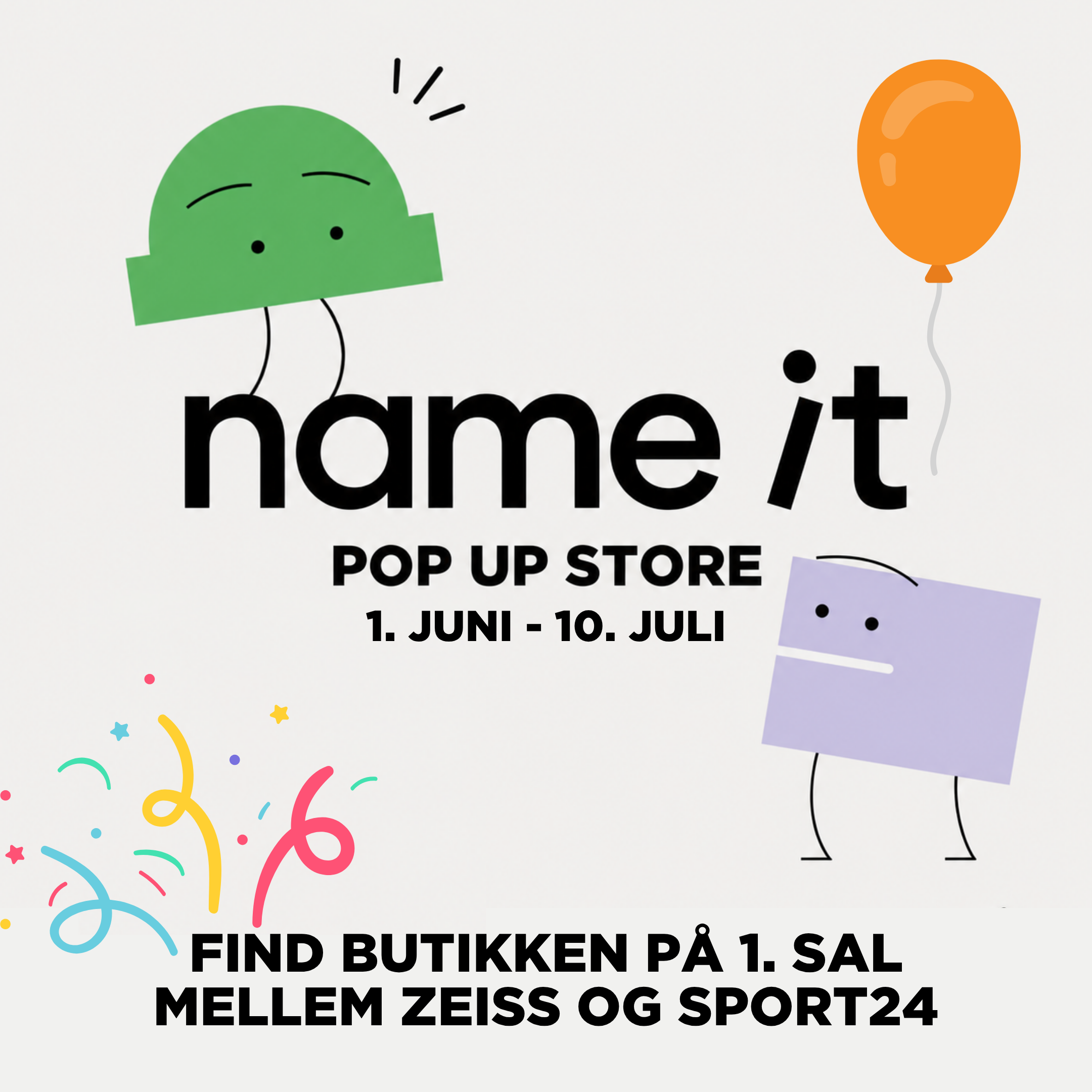 NAME IT – POP UP STORE på BROEN Shopping 🛍️