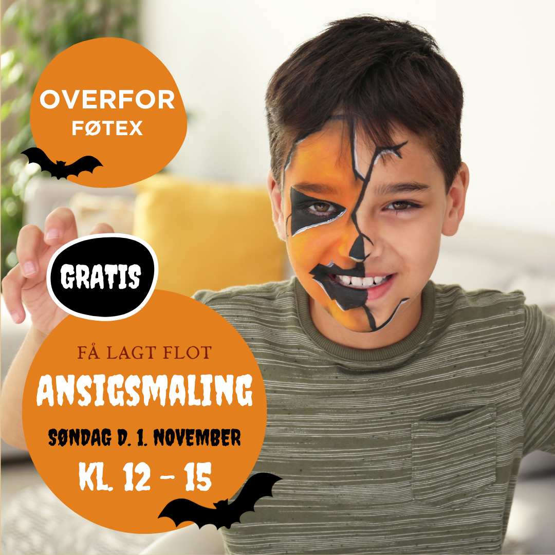 FÅ EN SEJ HALLOWEEN-ANSIGTSMALING! 🎃🎨